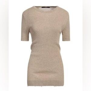 Saks Fifth Avenue Blush Pink Cashmere Knit Dress